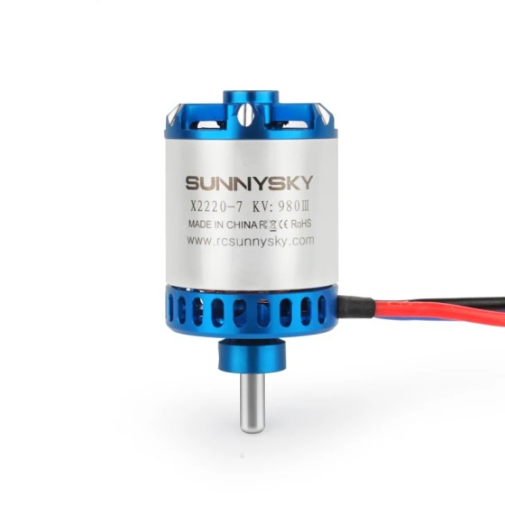 Hot Sales Sunnysky Motor for 60 70 80 90 10 11inch Prop X2220 Iii Brushless 980kv 1150kv 1400kv 2200kv Fixed Wing
